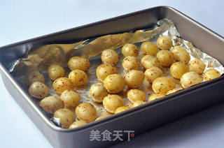#信任之美#迷迭香烤小土豆的做法步骤:7