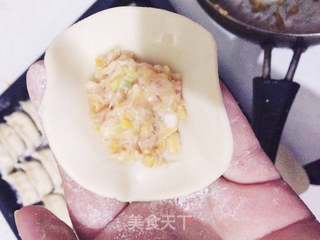 南瓜肉末蒸饺的做法步骤:9