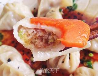 南瓜肉末蒸饺的做法步骤:15