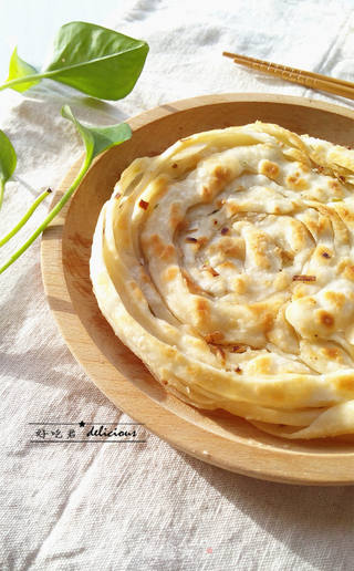#信任之美#香酥葱油饼的做法步骤:21