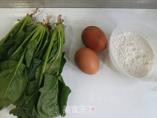 #信任之美#菠菜疙瘩汤的做法步骤：1