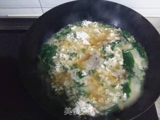 #信任之美#菠菜疙瘩汤的做法步骤:11