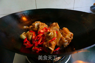 猪蹄儿焖黄豆的做法步骤:9