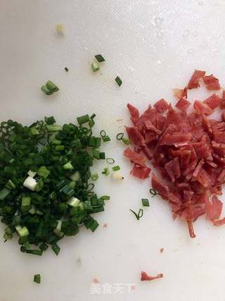 #信任之美#培根玉米煎饼的做法步骤:4