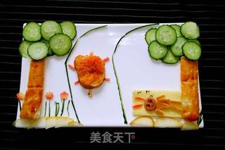 #信任之美#早餐拼盘一一龟兔赛跑的做法步骤:16