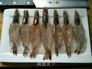 #信任之美#蒜蓉粉丝开背虾的做法步骤:6