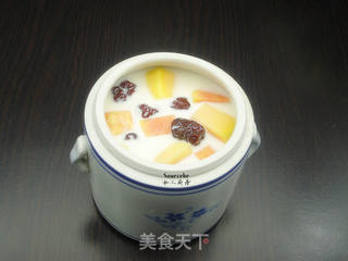 #信任之美#木瓜红枣炖奶的做法步骤:4