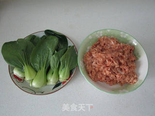 #信任之美#青菜烩油面筋塞肉的做法步骤:2