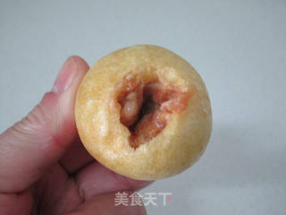 #信任之美#青菜烩油面筋塞肉的做法步骤:3