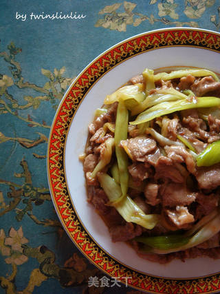 #信任之美#葱爆羊肉的做法步骤:8