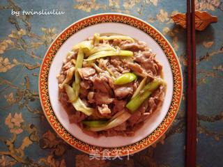#信任之美#葱爆羊肉的做法步骤:9