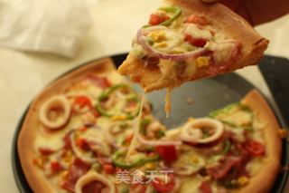 #信任之美#海鲜大狂欢披萨——家庭版(冷藏发酵)的做法步骤:18