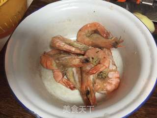 #信任之美#青萝卜丝炖虾的做法步骤:8