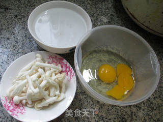 ＃信任之美＃白玉菇鸡蛋羹 的做法步骤：1