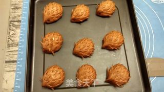 可可乳酪香蕉小刺猬——烤立方的做法步骤:12