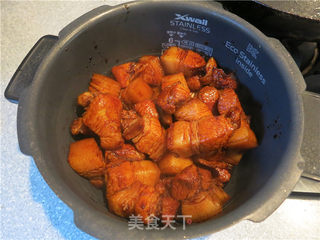 #信任之美#快速电锅版东坡肉的做法步骤:11