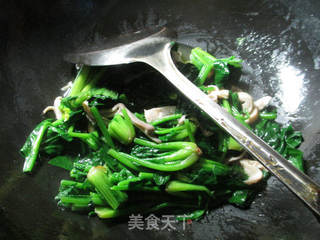 ＃信任之美＃猪肚炒菠菜的做法步骤：7