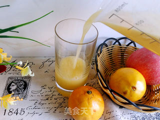 #信任之美#鲜橙苹果汁的做法步骤:5