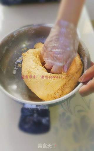 高颜值南瓜饼的做法步骤:4