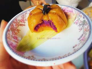 高颜值南瓜饼的做法步骤:9