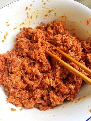 #信任之美#羊肉胡萝卜饺子的做法步骤:9