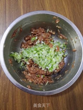 #信任之美#萝卜猪肉饺子的做法步骤:5
