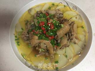 #信任之美#茨菰蒸土鸡的做法步骤:14