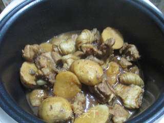 ＃信任之美＃豆结香芋焖排骨 的做法步骤：9