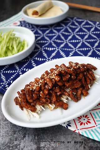 #信任之美#【京酱肉丝】的做法步骤:10