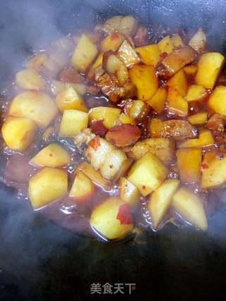 #信任之美#土豆红烧肉的做法步骤:15