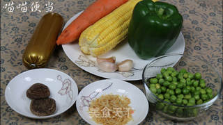 #信任之美#什锦炒饭的做法步骤:2