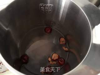 #信任之美#黑米杏片红枣糊的做法步骤:3