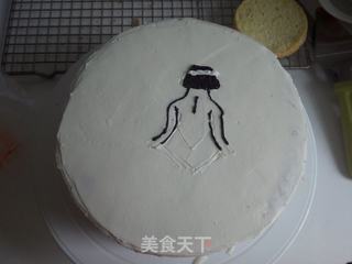 #信任之美#玫瑰花裙蛋糕的做法步骤:13