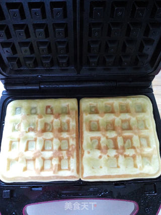#信任之美#华夫饼的做法步骤:9