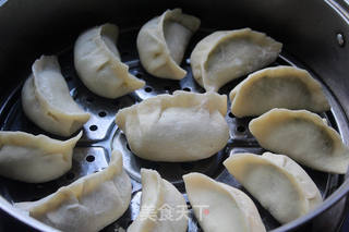 #信任之美#豇豆猪肉烫面蒸饺的做法步骤:9