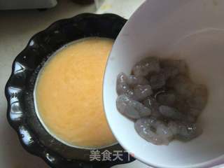 #信任之美#虾仁蒸蛋的做法步骤:5