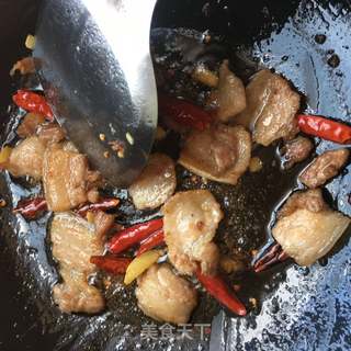 #信任之美#五花肉炒芸豆的做法步骤：2