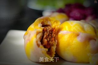 #信任之美#彩虹鲜肉包的做法步骤:20