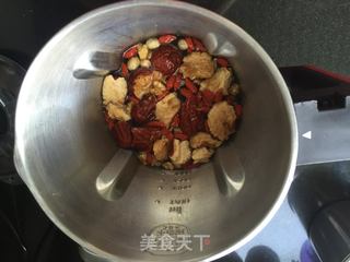 #信任之美#核桃红枣豆浆的做法步骤:4