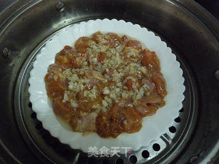 蒜香蒸鸡腿的做法步骤:11