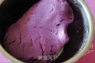 #信任之美#紫薯豆沙糕的做法步骤:2