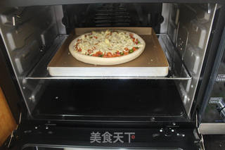 #信任之美#奥尔良鸡肉披萨的做法步骤:7