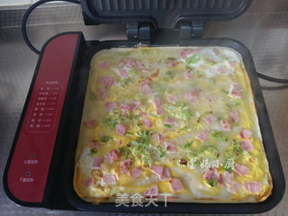 #信任之美# 火腿鸡蛋卷饼的做法步骤:7
