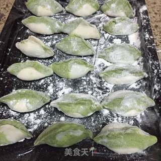 #信任之美#翡翠饺子的做法步骤:10