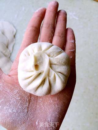 香菇青菜包的做法步骤:13