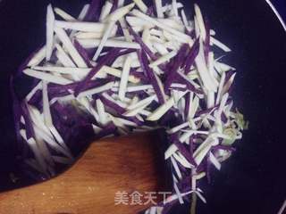#信任之美#糖醋双薯的做法步骤:8