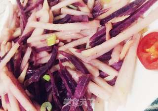 #信任之美#糖醋双薯的做法步骤:12