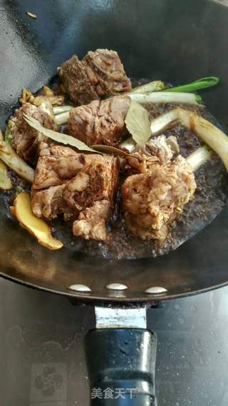 #信任之美#葱烧土豆排骨的做法步骤:9