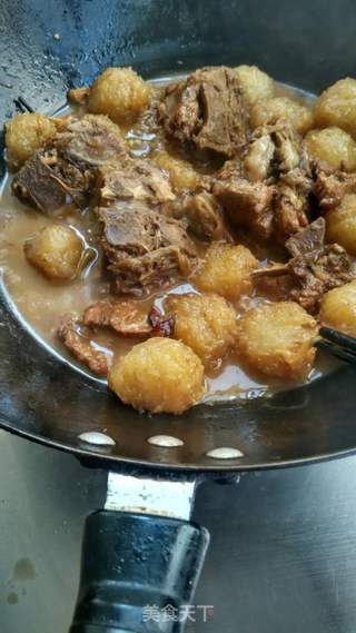 #信任之美#葱烧土豆排骨的做法步骤:13