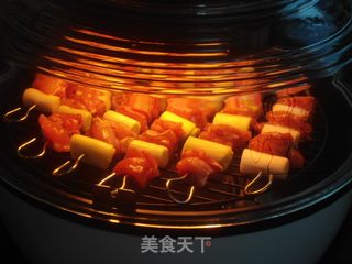 #信任之美#大葱鸡肉串的做法步骤:7